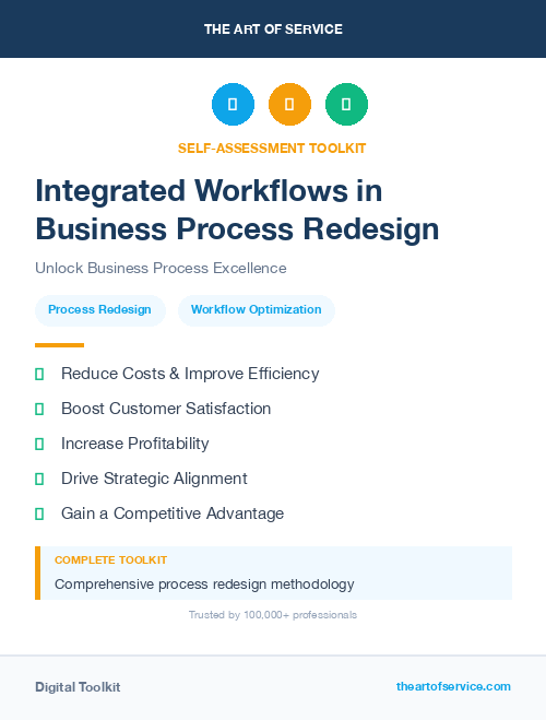 Integrated Workflows in Business Process Redesign