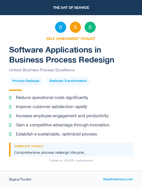 Software Applications in Business Process Redesign