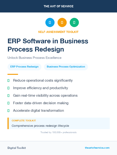 ERP Software in Business Process Redesign