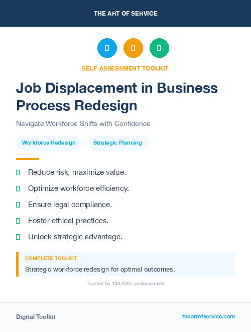 Job Displacement in Business Process Redesign