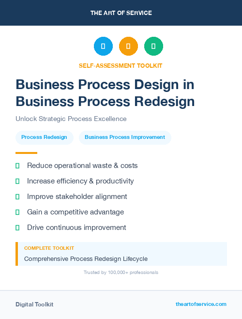 Business Process Design in Business Process Redesign