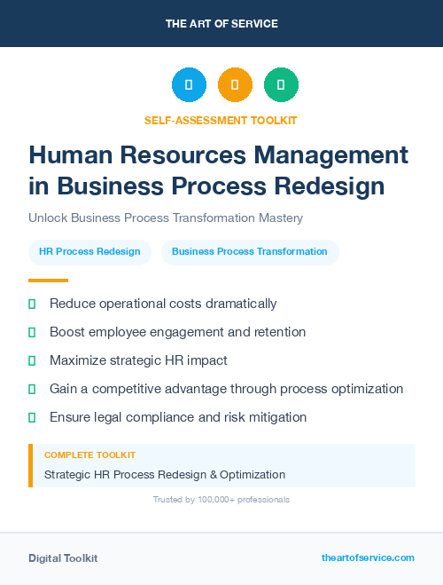 Human Resources Management in Business Process Redesign