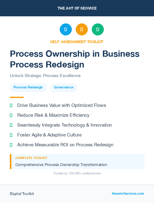Process Ownership in Business Process Redesign