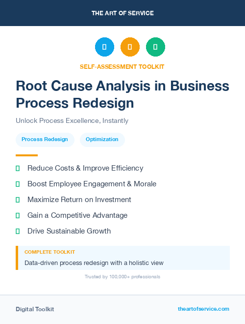 Root Cause Analysis in Business Process Redesign