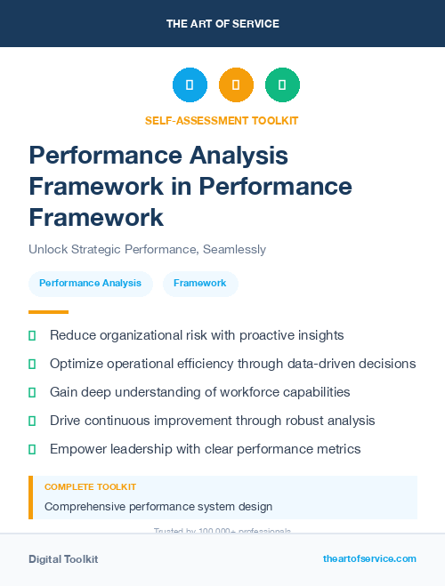 Performance Analysis Framework in Performance Framework
