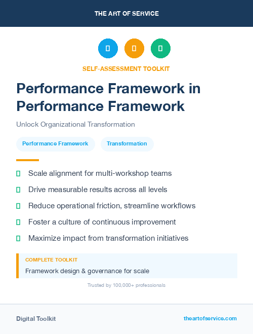 Performance Framework in Performance Framework
