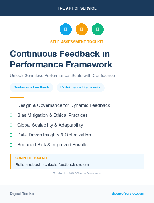 Continuous Feedback in Performance Framework