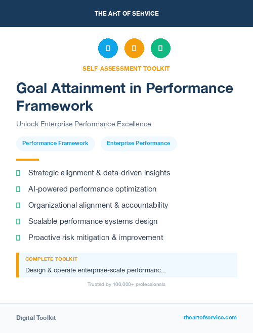 Goal Attainment in Performance Framework