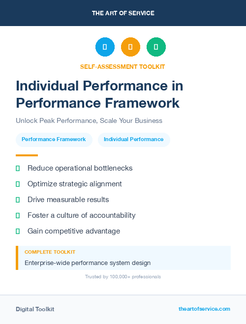 Individual Performance in Performance Framework