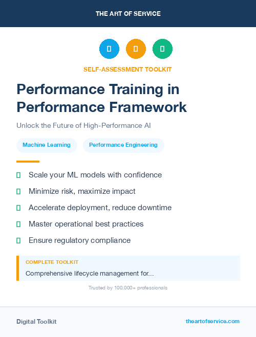 Performance Training in Performance Framework