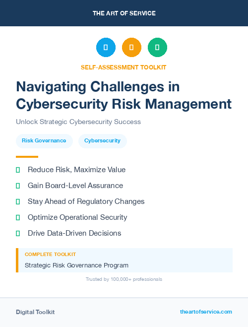Navigating Challenges in Cybersecurity Risk Management