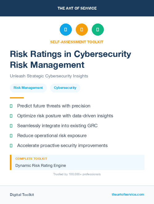 Risk Ratings in Cybersecurity Risk Management