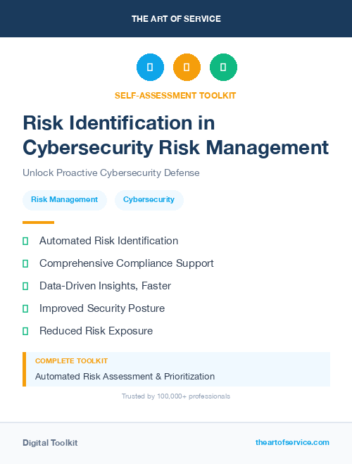 Risk Identification in Cybersecurity Risk Management
