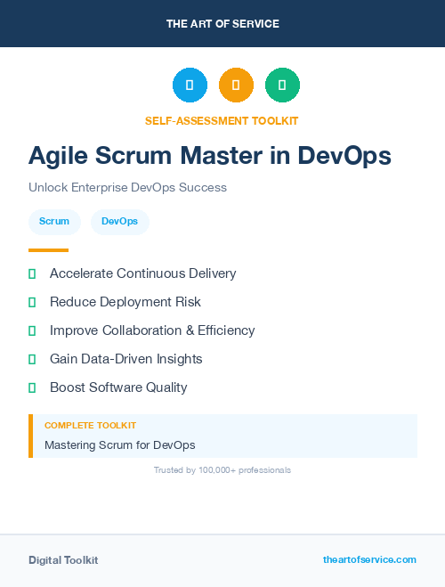 Agile Scrum Master in DevOps