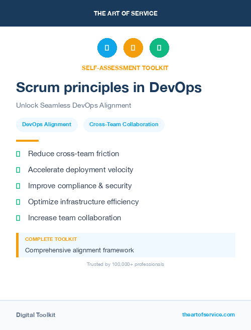 Scrum principles in DevOps
