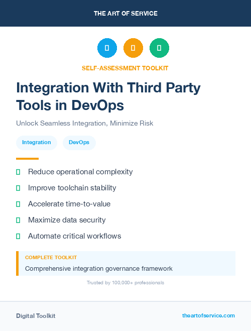 Integration With Third Party Tools in DevOps