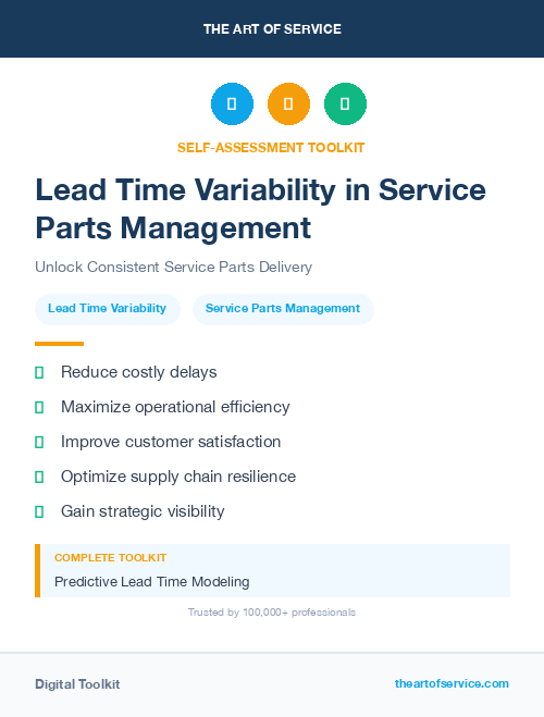 Lead Time Variability in Service Parts Management