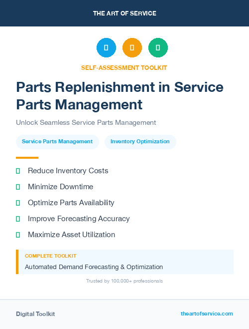 Parts Replenishment in Service Parts Management
