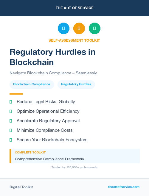 Regulatory Hurdles in Blockchain