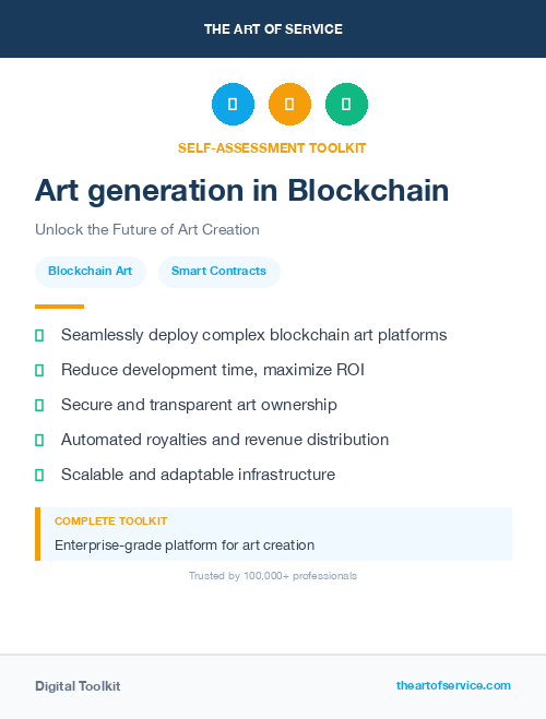 Art generation in Blockchain