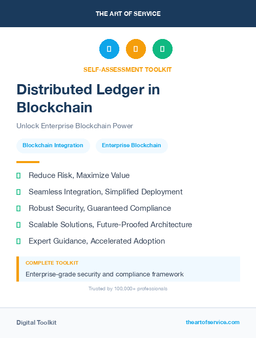 Distributed Ledger in Blockchain