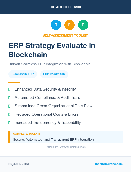 ERP Strategy Evaluate in Blockchain