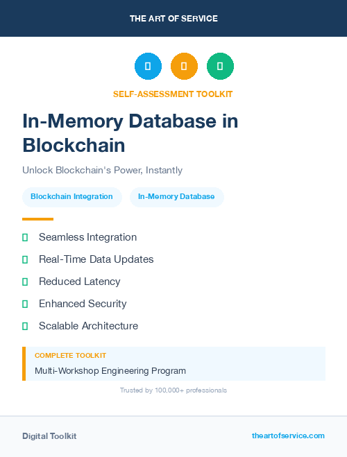 In-Memory Database in Blockchain