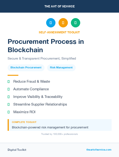 Procurement Process in Blockchain
