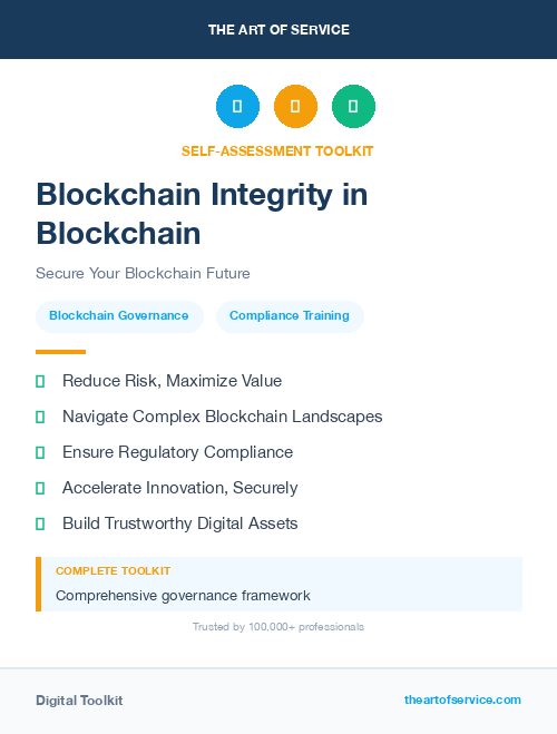 Blockchain Integrity in Blockchain