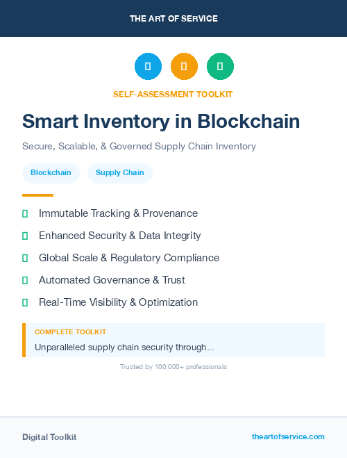 Smart Inventory in Blockchain