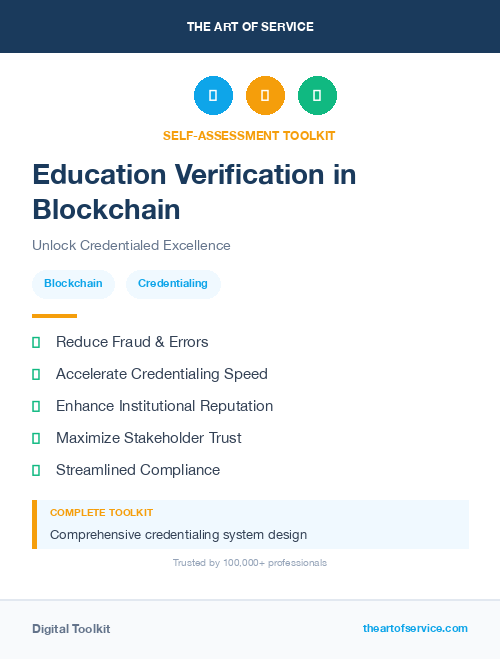 Education Verification in Blockchain