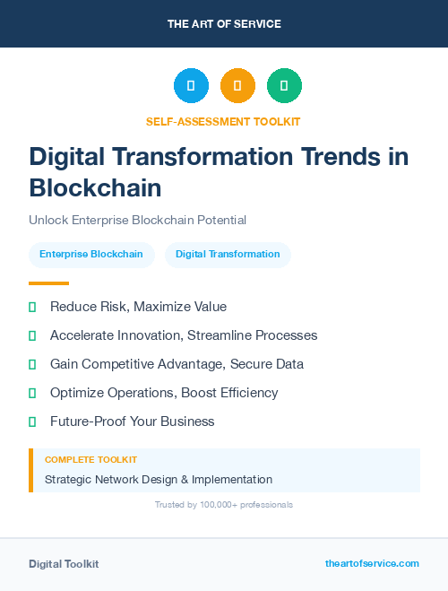 Digital Transformation Trends in Blockchain
