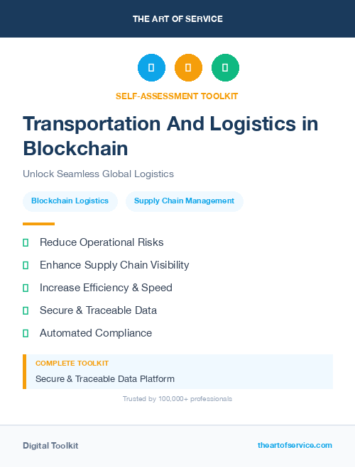 Transportation And Logistics in Blockchain