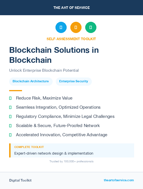 Blockchain Solutions in Blockchain
