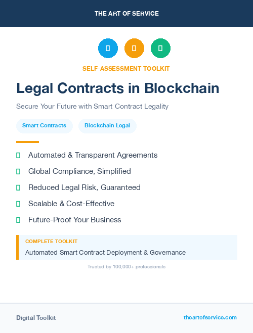 Legal Contracts in Blockchain