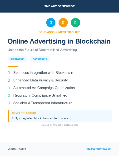 Online Advertising in Blockchain