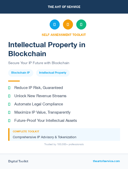 Intellectual Property in Blockchain
