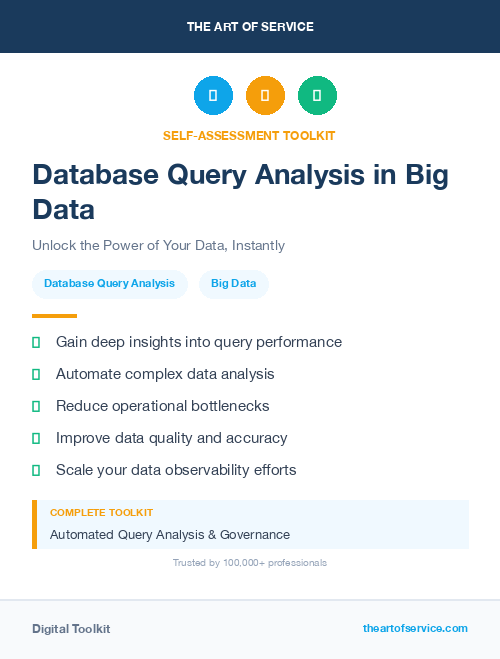 Database Query Analysis in Big Data