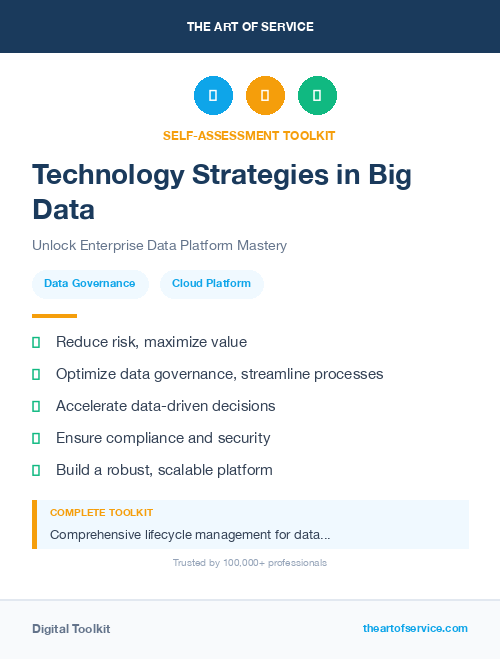 Technology Strategies in Big Data