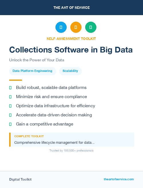 Collections Software in Big Data