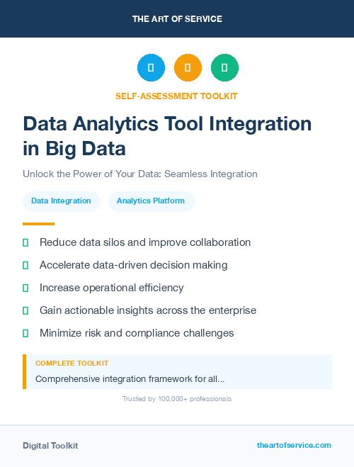 Data Analytics Tool Integration in Big Data