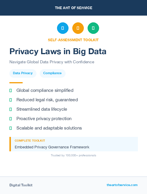Privacy Laws in Big Data