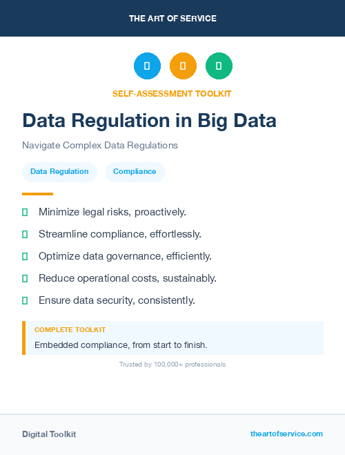 Data Regulation in Big Data