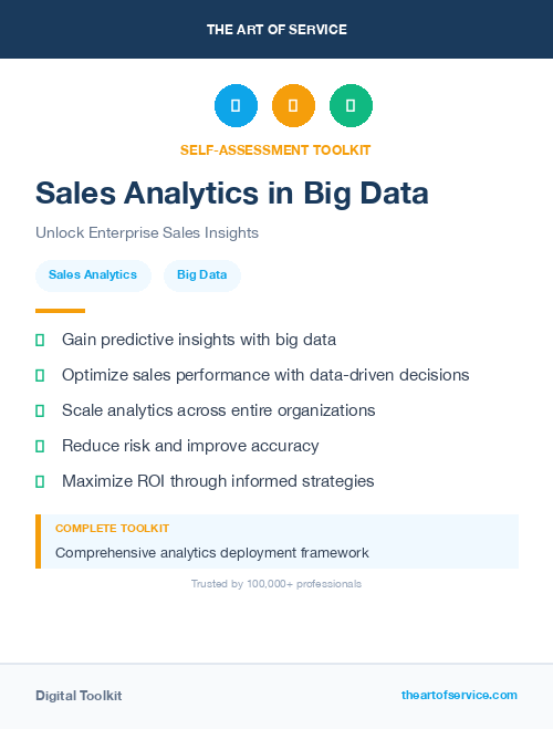 Sales Analytics in Big Data