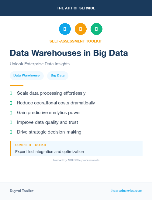 Data Warehouses in Big Data