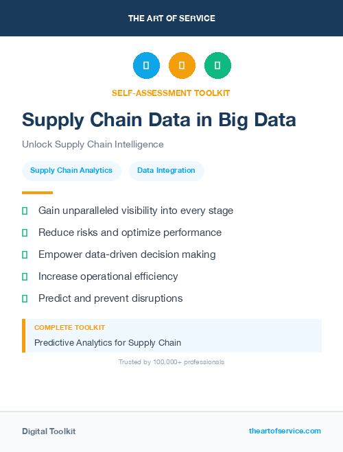 Supply Chain Data in Big Data