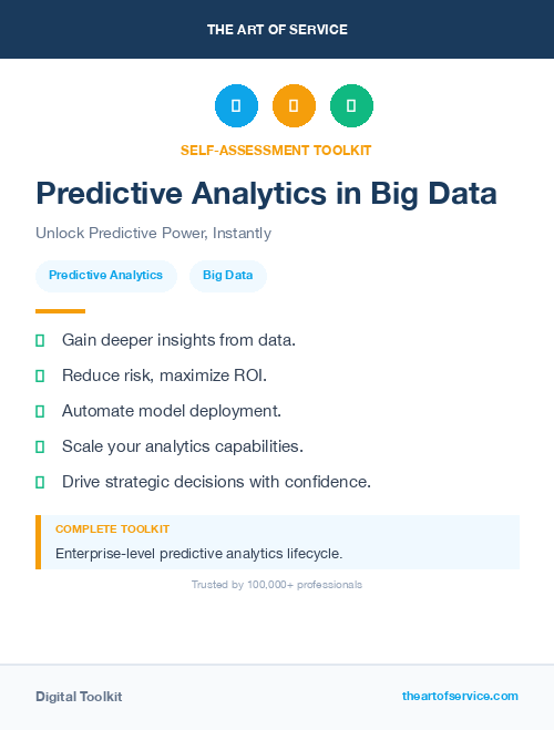 Predictive Analytics in Big Data