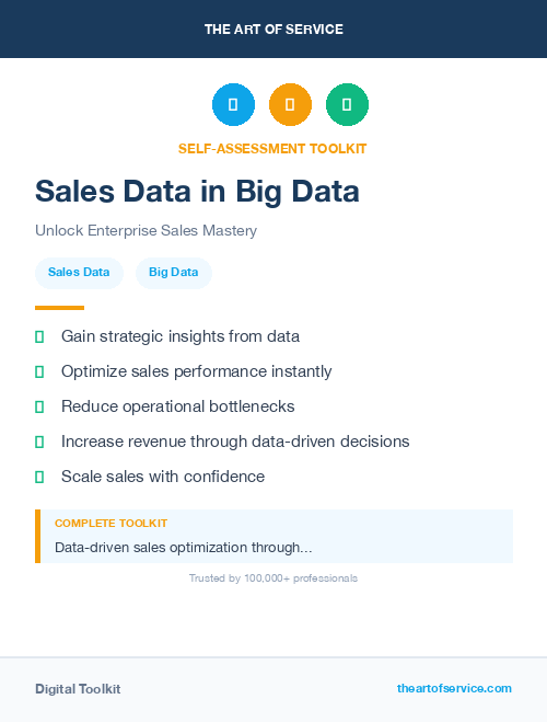 Sales Data in Big Data