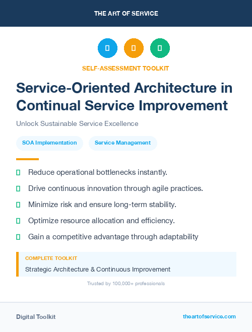 Service-Oriented Architecture in Continual Service Improvement
