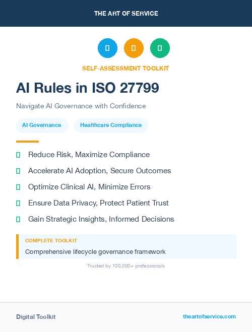 AI Rules in ISO 27799